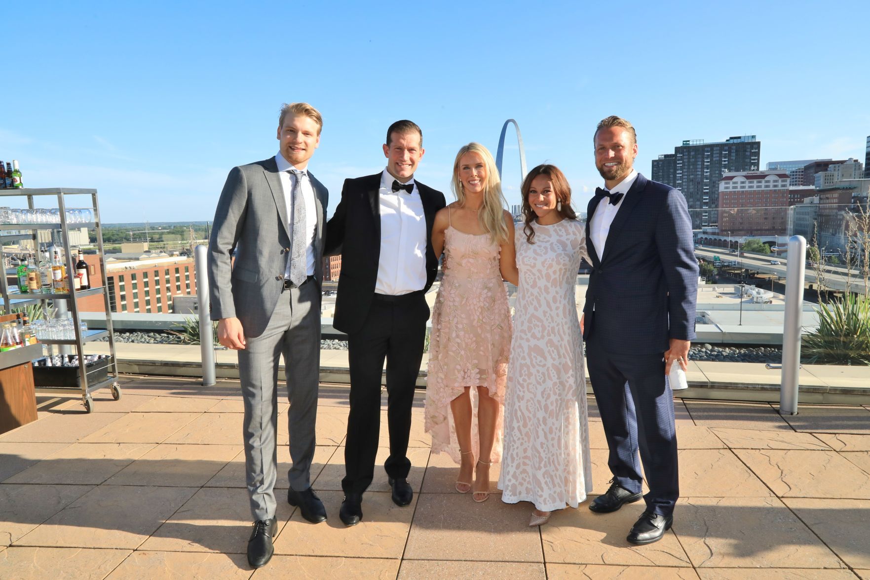 Colton Parayko, David and Kelly Backes, Lindsey and Trevor Rosenthal